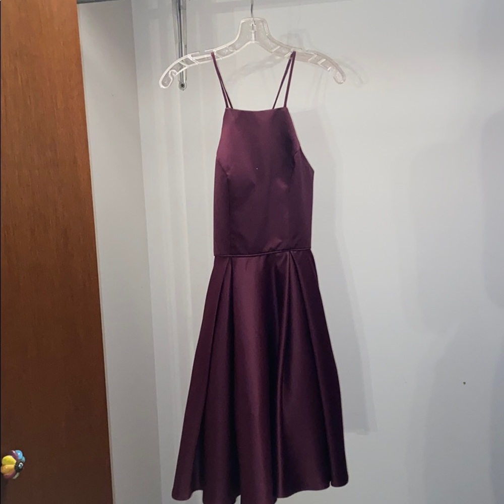 Purple Halter Top Dress